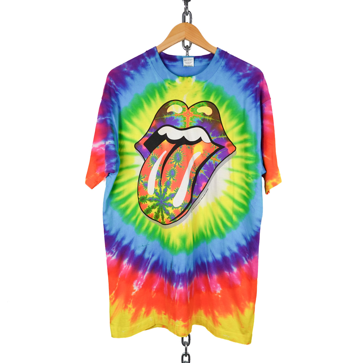 1994 Rolling Stones Tie Dye Tee - Size XL