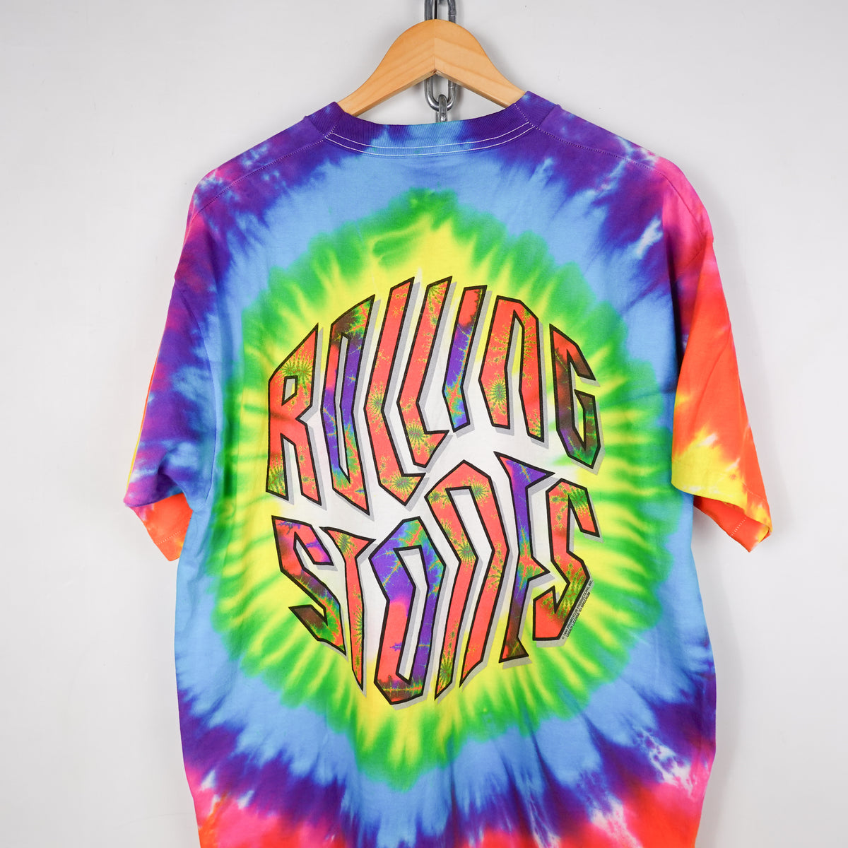 1994 Rolling Stones Tie Dye Tee - Size XL