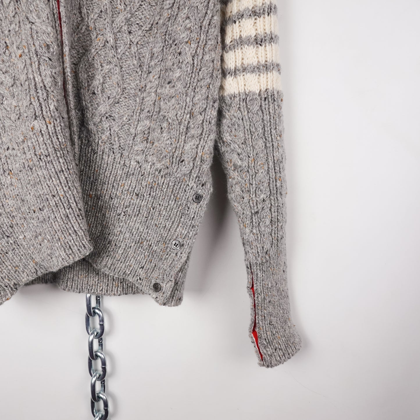 Thom Browne Cable Knit Cardigan - Size 2