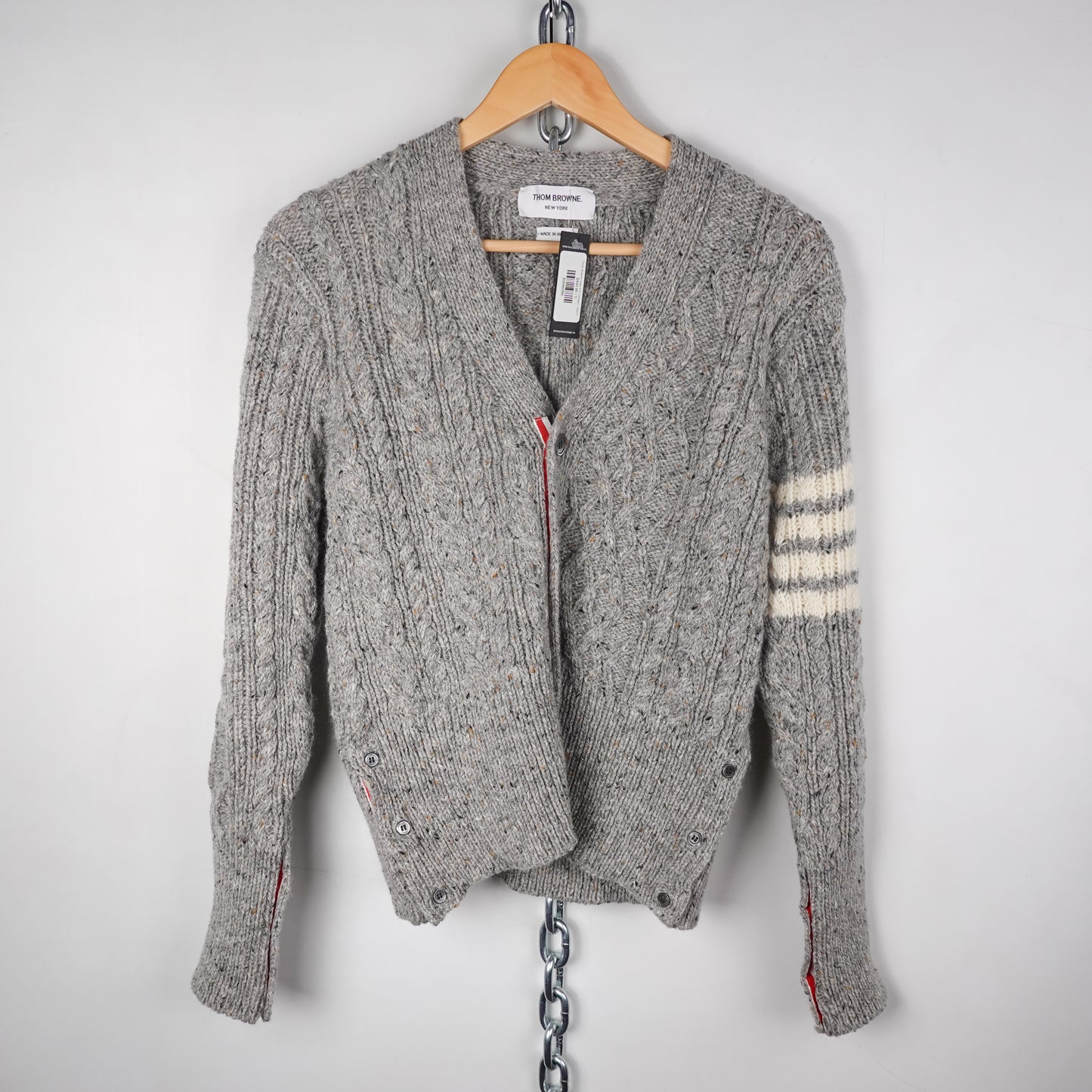 Thom Browne Cable Knit Cardigan - Size 2