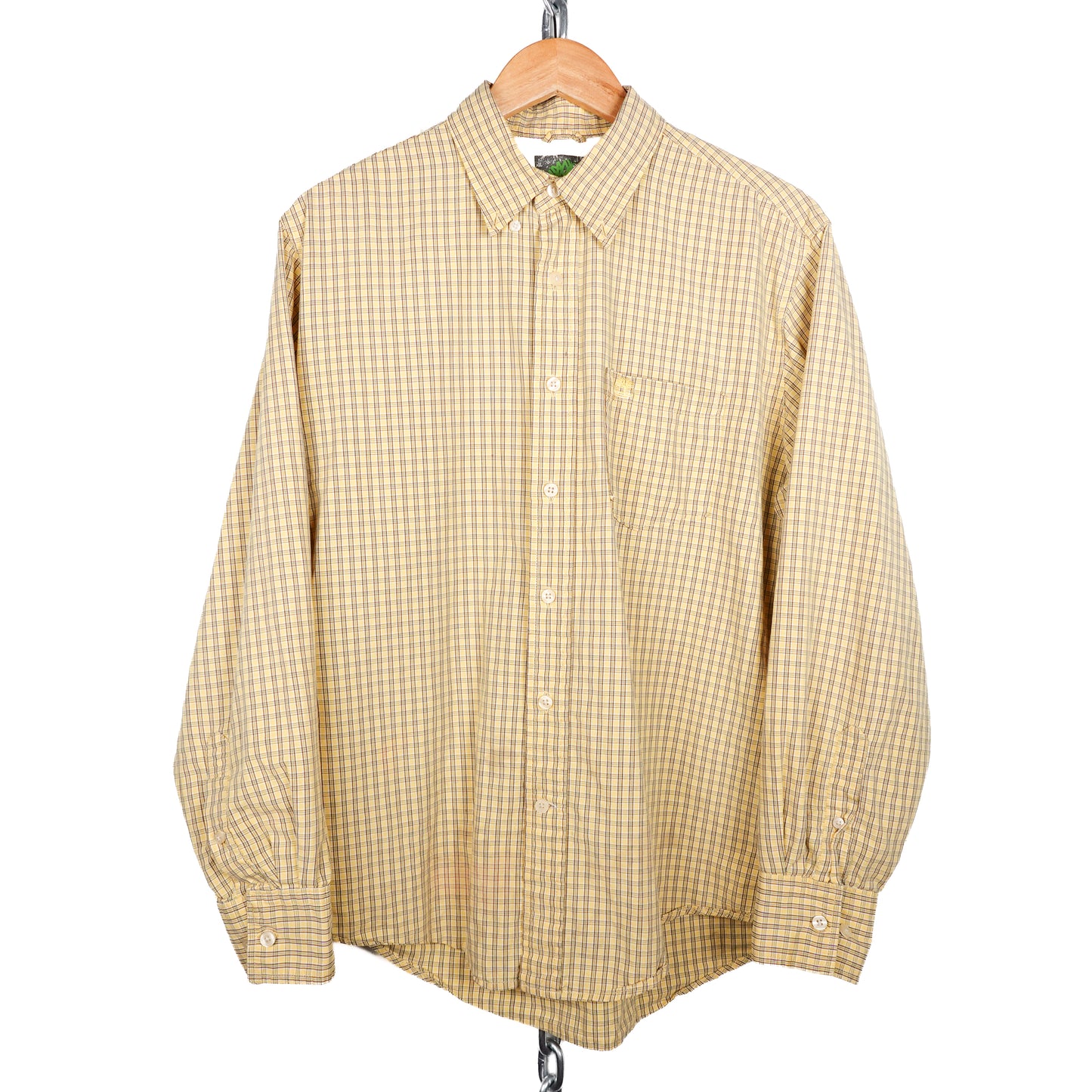 Vintage Timberland Yellow Button Up - Size M