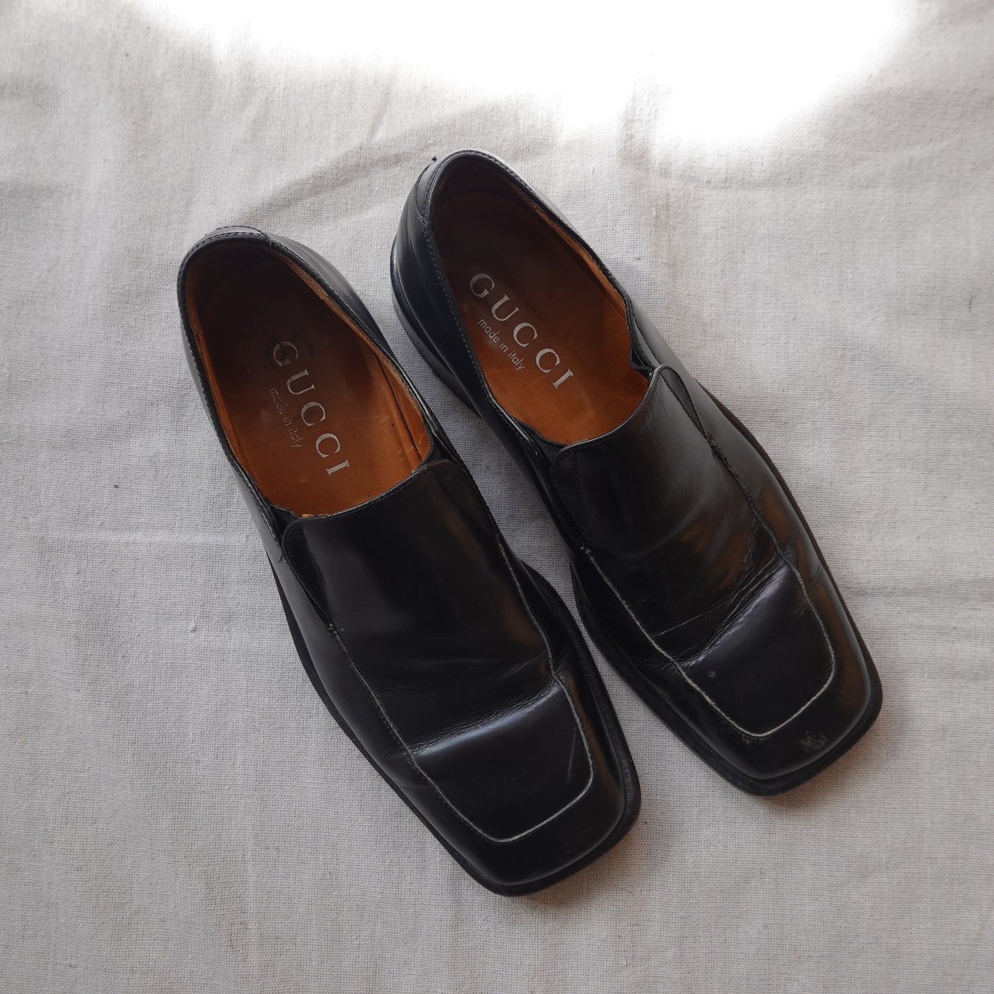 Gucci By Tom Ford Loafer With Crystal G - Size 9