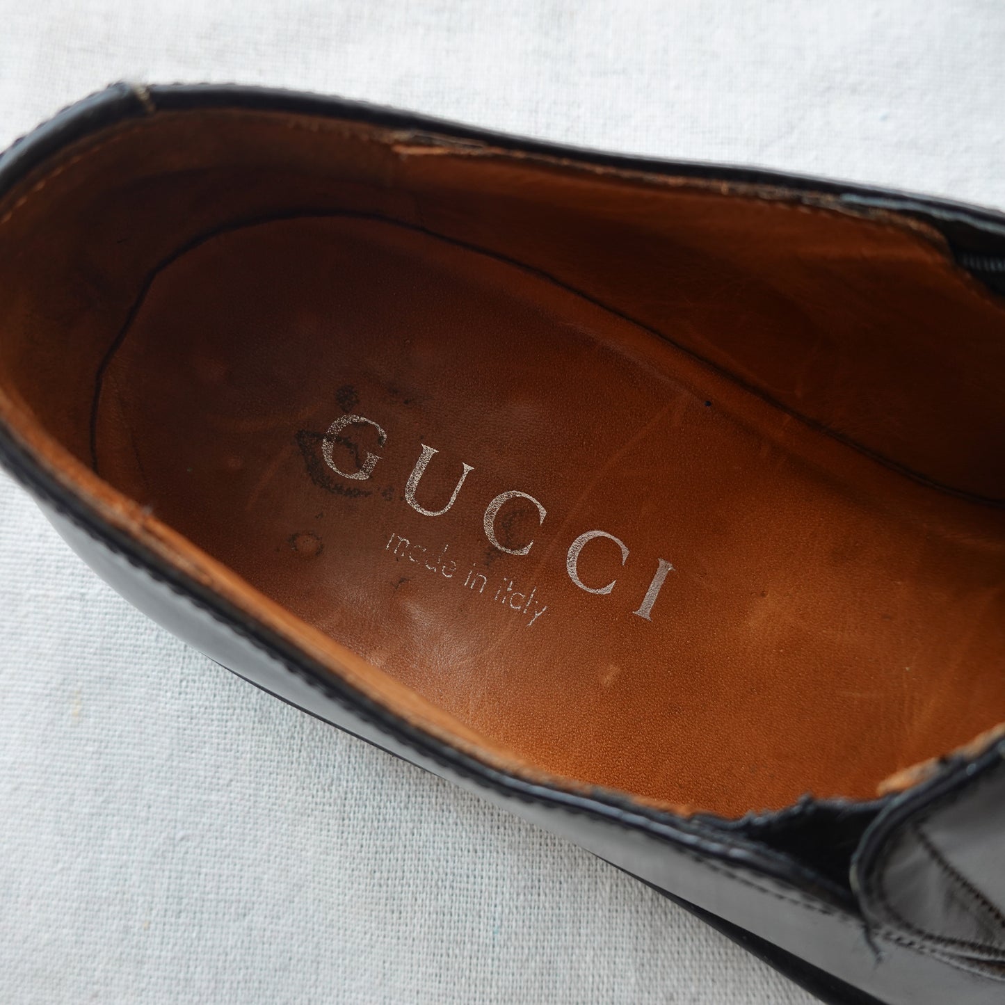 Gucci By Tom Ford Loafer With Crystal G - Size 9