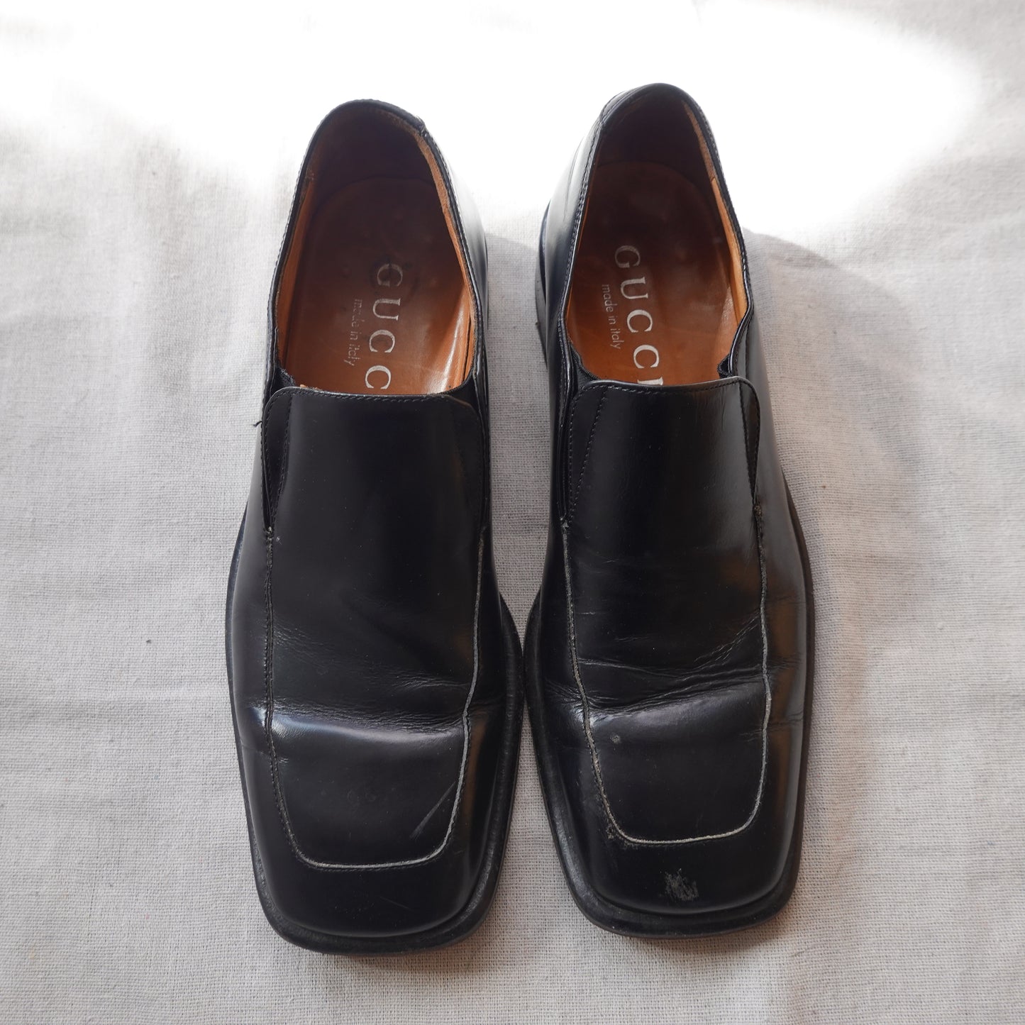Gucci By Tom Ford Loafer With Crystal G - Size 9