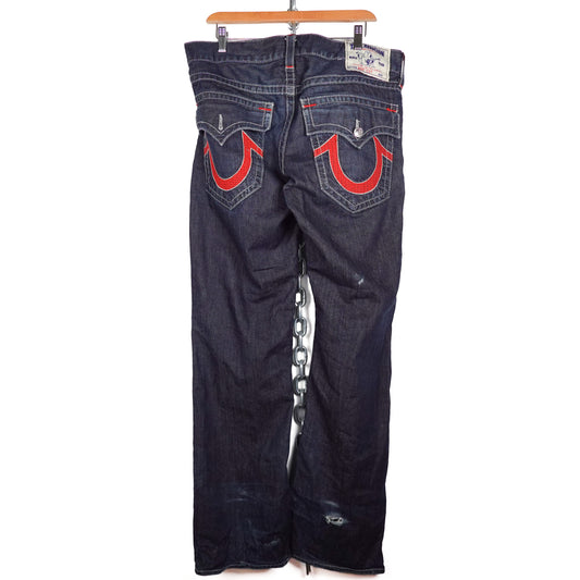 True Religion Boot Cut Denim Jeans - Size 34