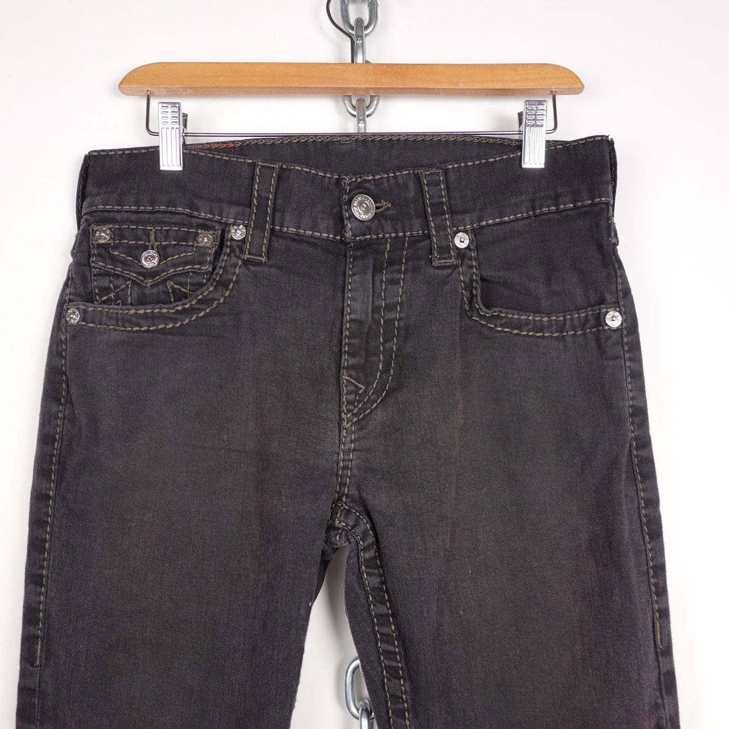 True Religion Ricky Relaxed Straight Jeans - Size 30