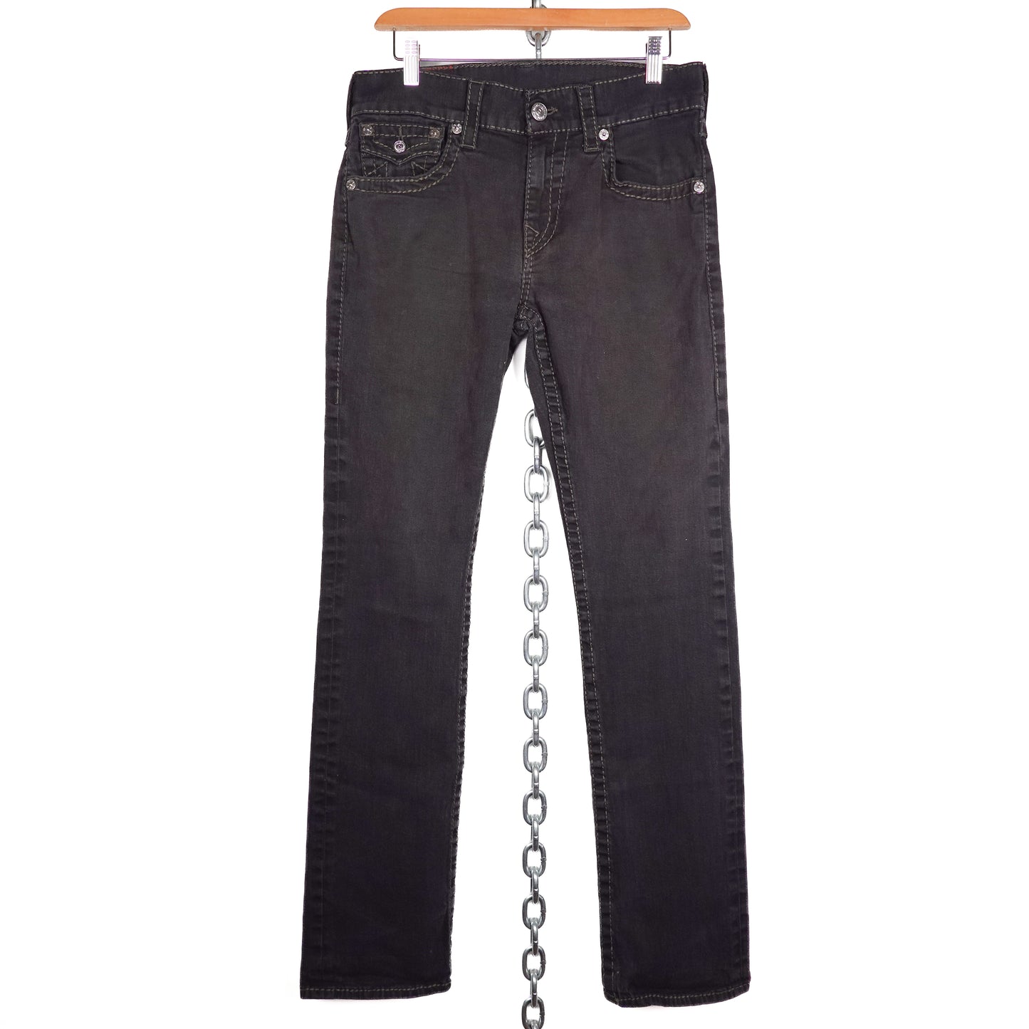 True Religion Ricky Relaxed Straight Jeans - Size 30