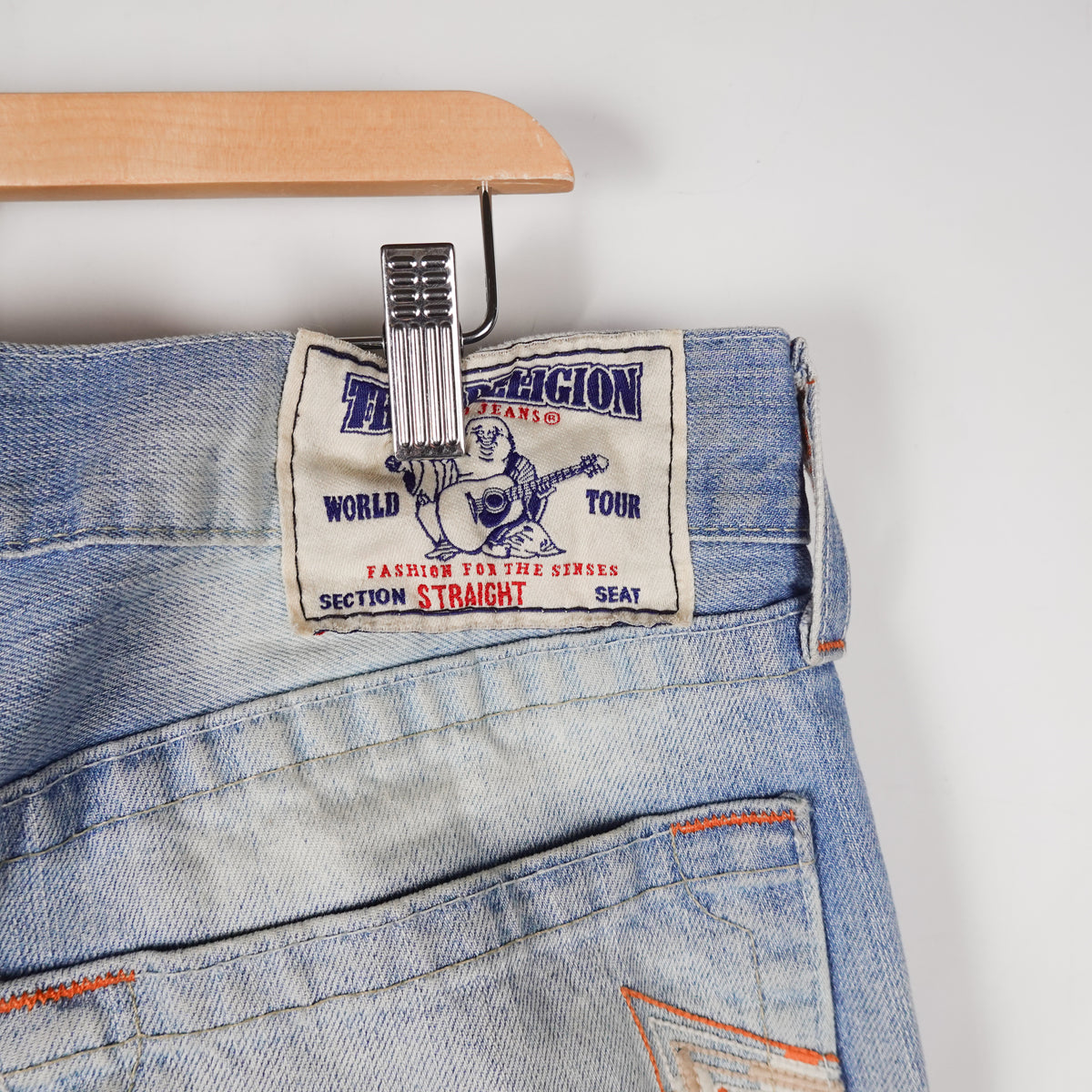 True Religion Light Wash Jeans - Size 34
