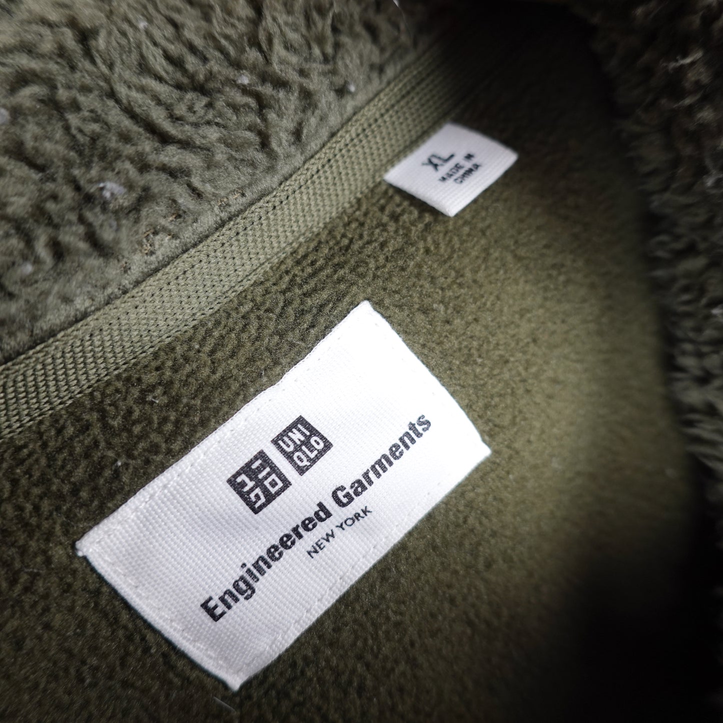 Engineered Garments Uniqlo Zip Up Fleece - Size XL
