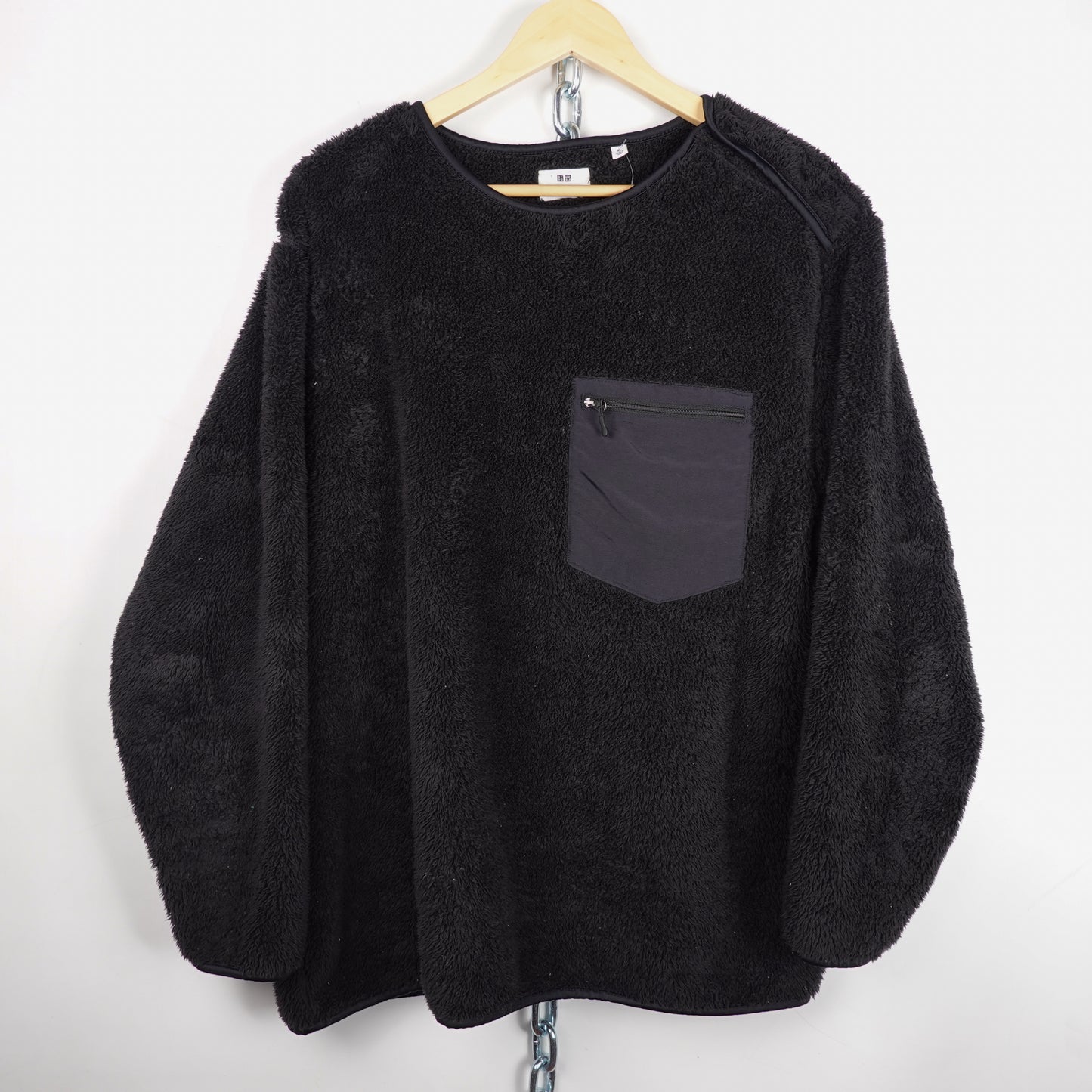 Uniqlo x Engineered Garments Black Crewneck Fleece - Size XL Front Photo