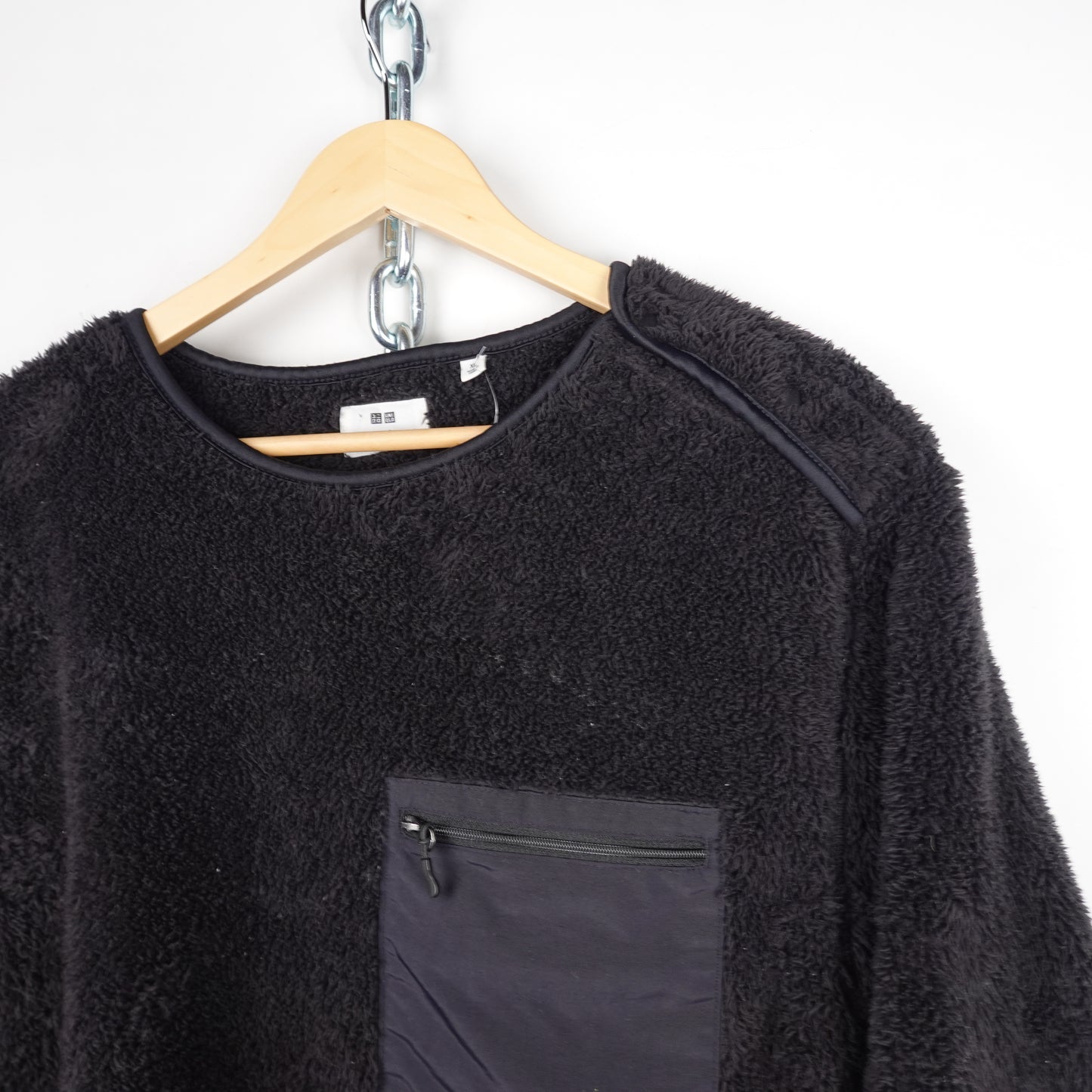 Uniqlo x Engineered Garments Black Crewneck Fleece - Size XL Neck Label