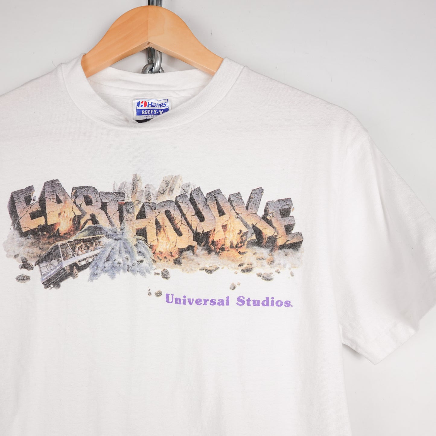 1980s Universal Studios Earthquake Tee - Size L
