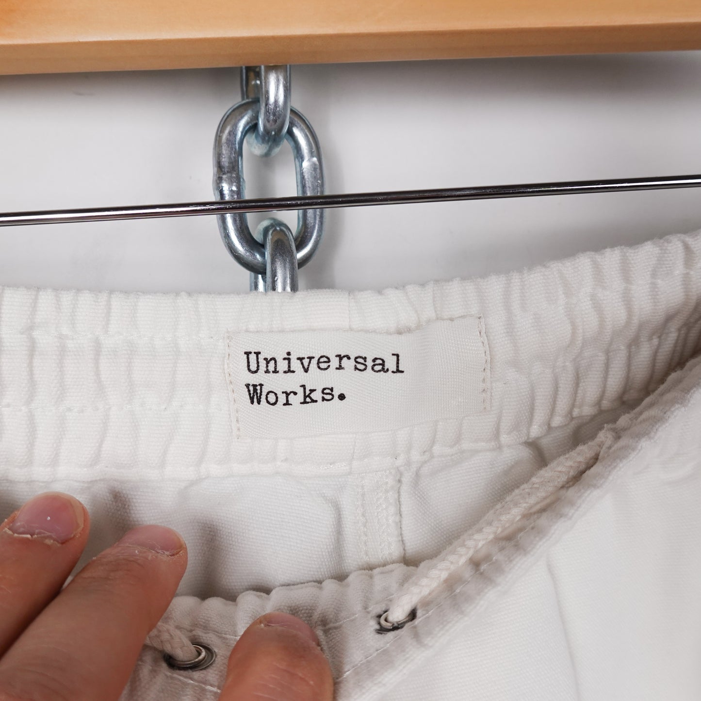 Universal Works White Shorts - Size L