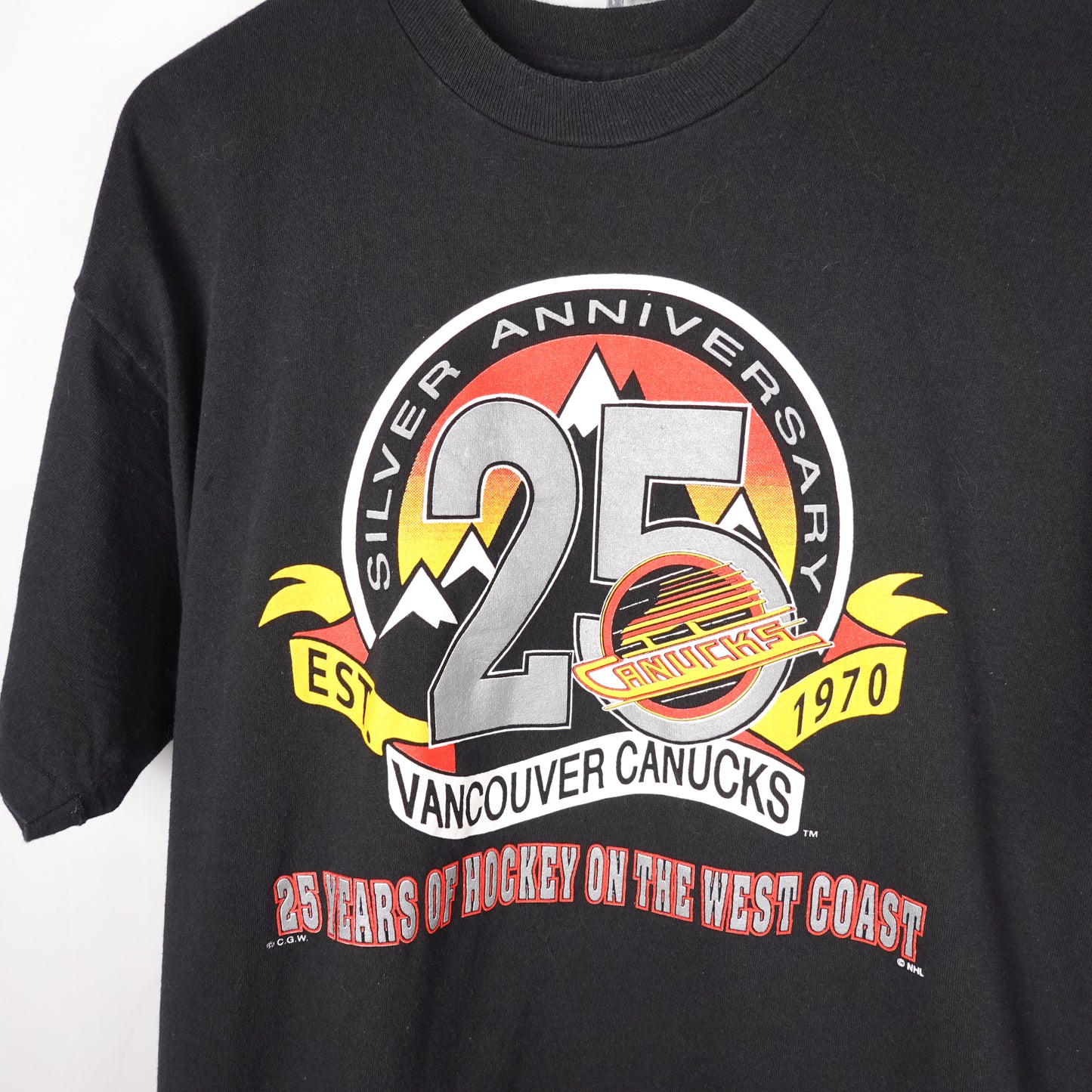Vintage Canucks 25th Anny Tee - Size XL