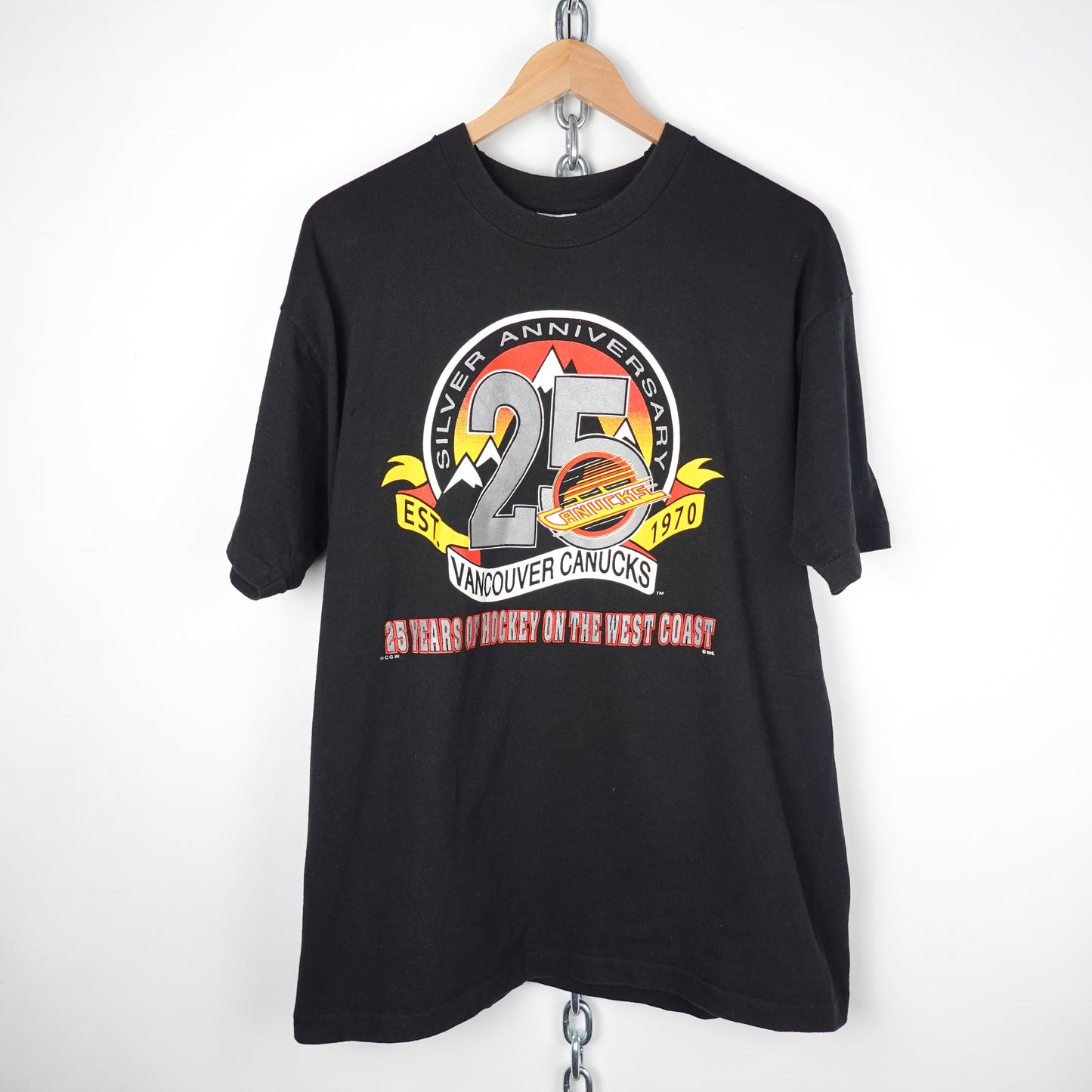 Vintage Canucks 25th Anny Tee - Size XL