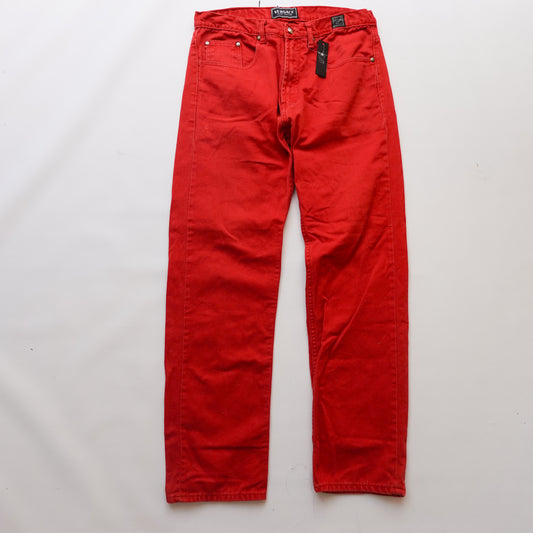 Vintage Versace Red Denim - Size 32