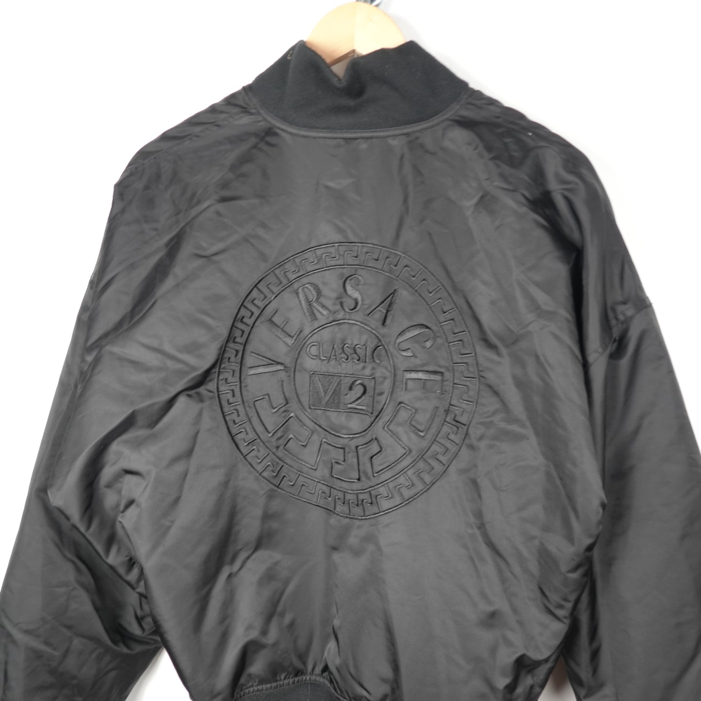 Versace V2 Nylon Bomber Jacket - Size M