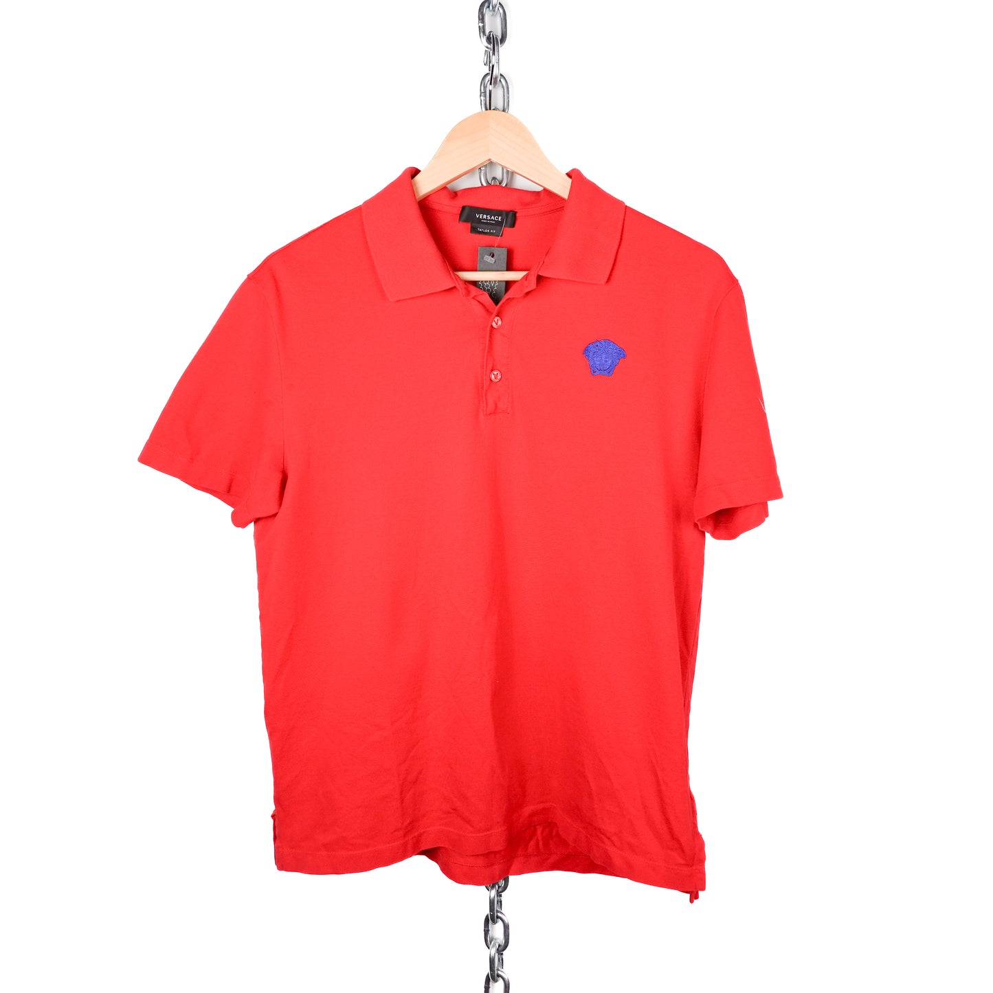 Versace Red Polo Shirt - Size M