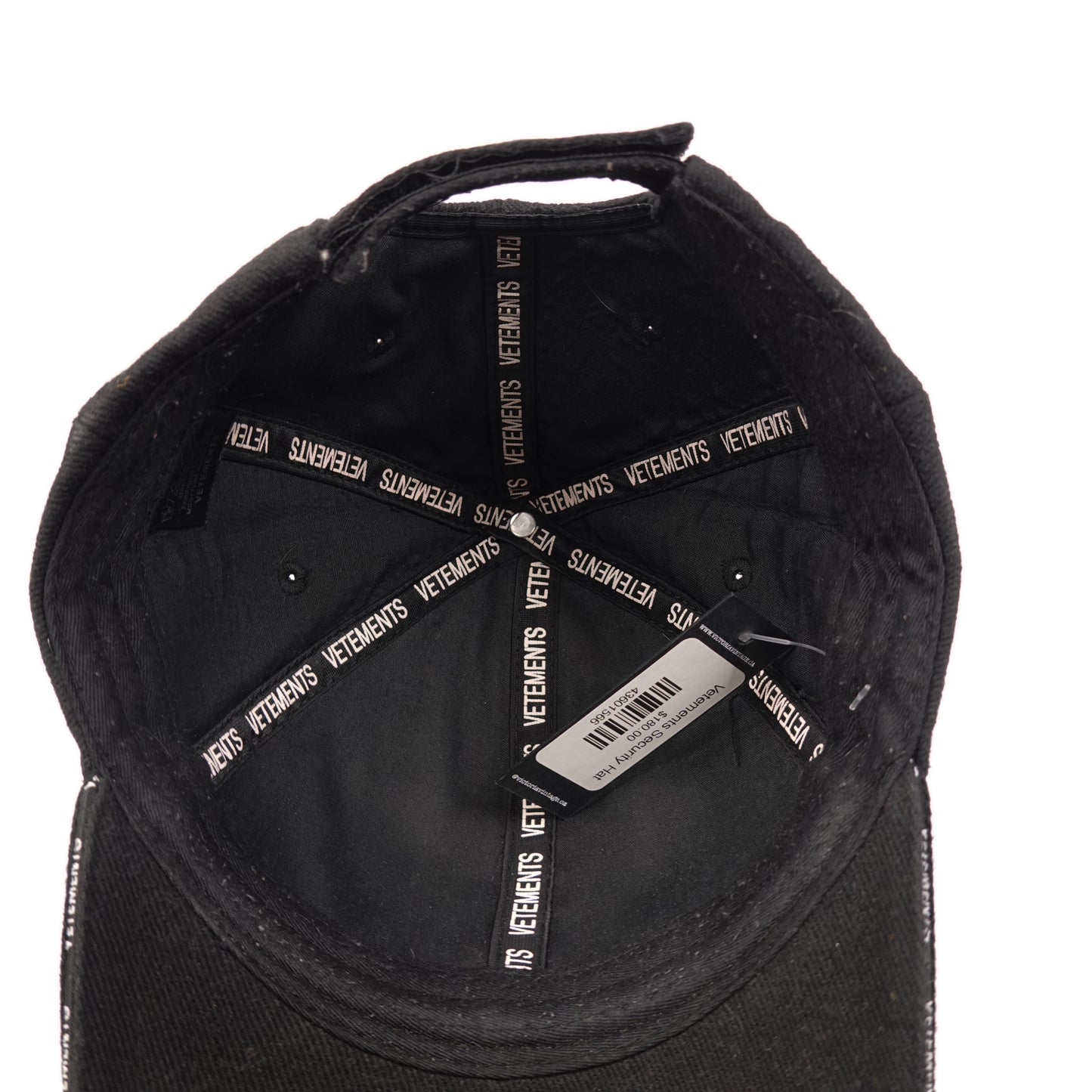 Vetements Security Hat