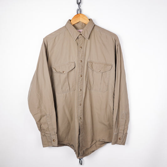 Filson Beige Button Up - Size L