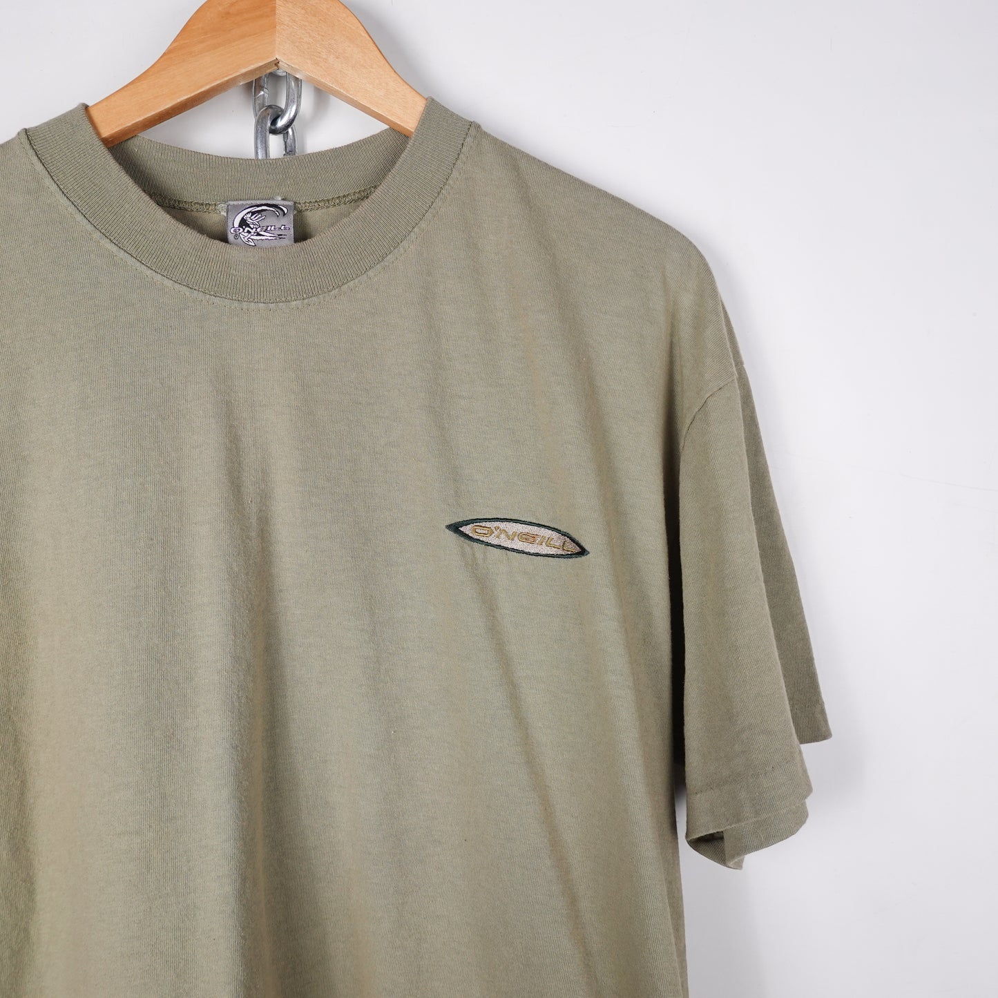 1990s O'Neill Green Tee - Size L