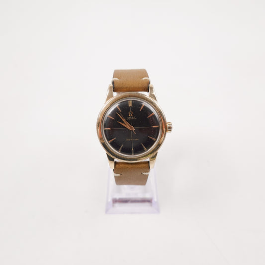 1950s Omega Seamaster Ref. 14528 Cal. 471 Honeycomb Dial Automatic Watch