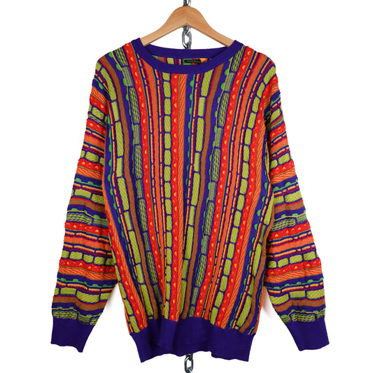 Vintage Backers 3D Knit Sweater - Size XL