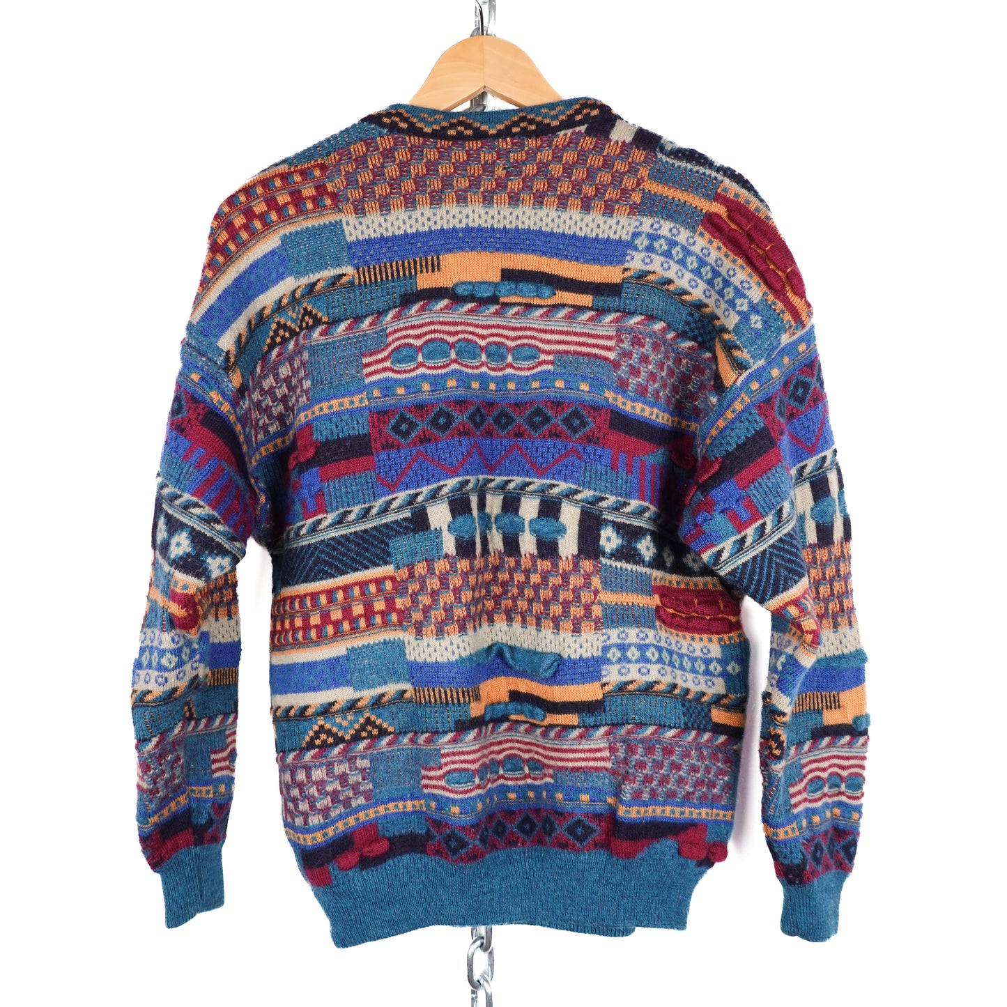 1990s Emaroo Australia 3D Knit Sweater - Size M
