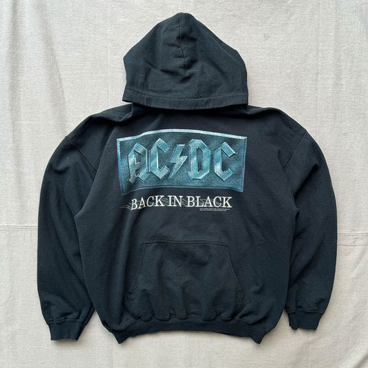 2001 AC/DC Back in Black Hoodie - Size XXL