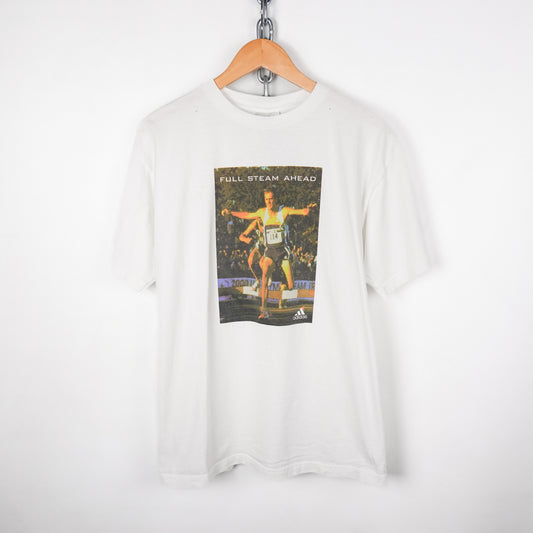 Vintage Adidas Track Tee - Size M