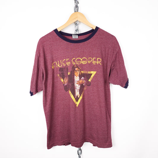Vintage Alice Cooper Ringer Tee - Size M