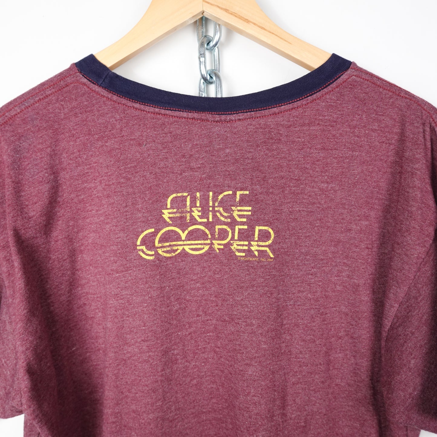 Vintage Alice Cooper Ringer Tee - Size M