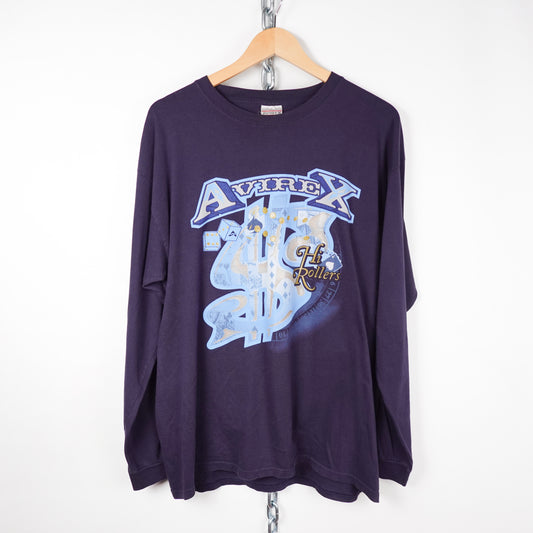 Vintage Avirex Hi Rollers L/S  - Size XL