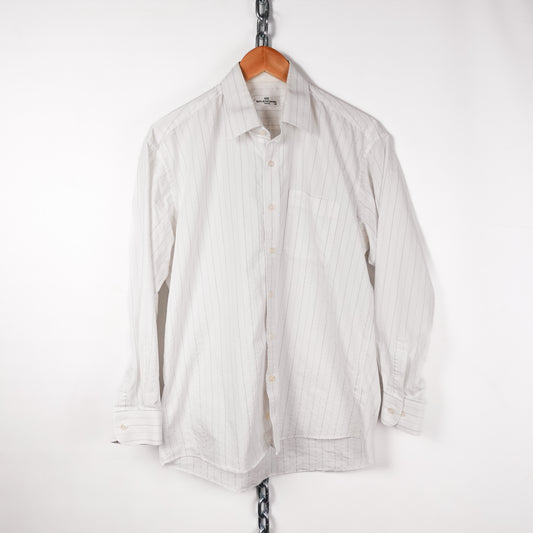 1990s Balenciaga Striped Button Up - Size M