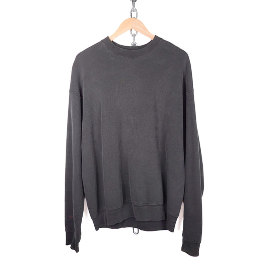 1990s Faded Black Crewneck - Size XXL