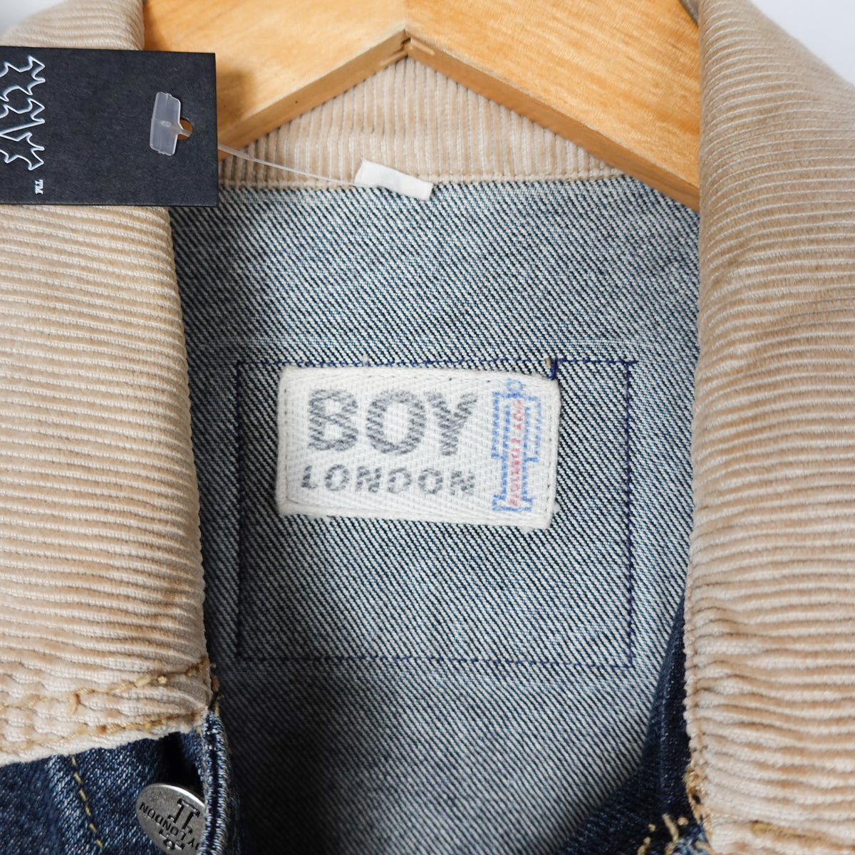 Vintage Boy London Firmans Clasp Denim Jacket - Women's M