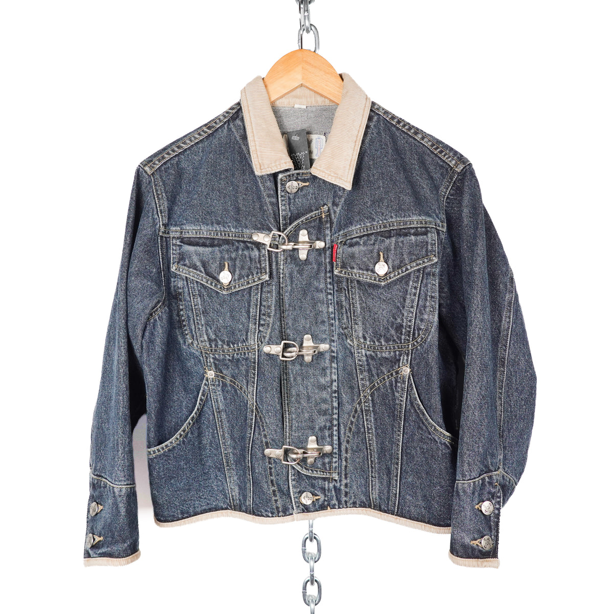 Vintage Boy London Firmans Clasp Denim Jacket - Women's M