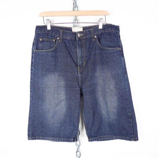 Y2K Brooklyn Express Denim Shorts - Size 34