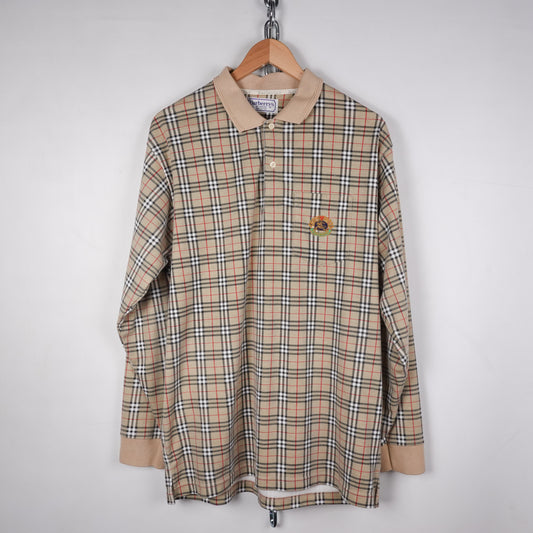Vintage Burberrys Golf Rugby - Size XL