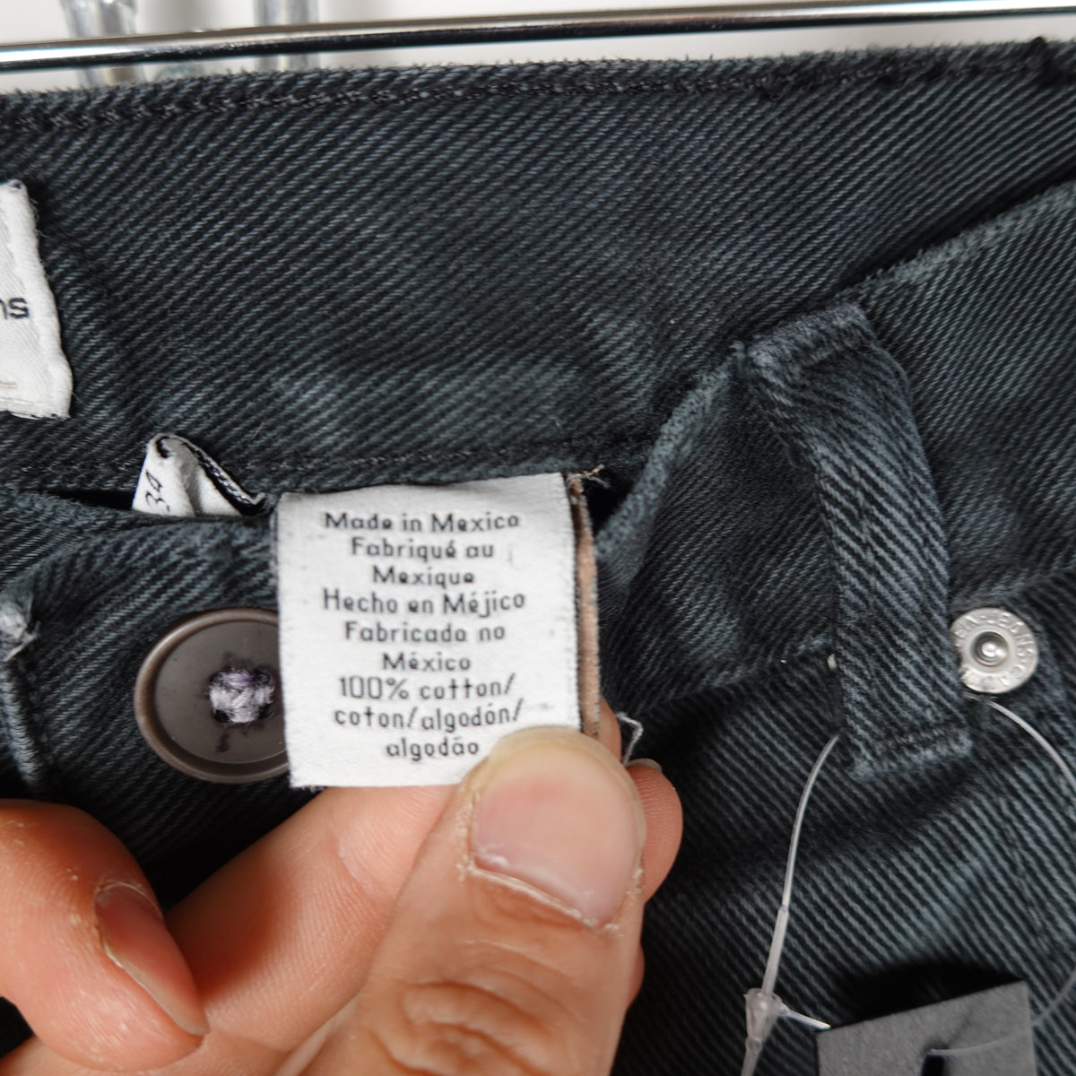Calvin Klein Black Denim Pants - Size 32