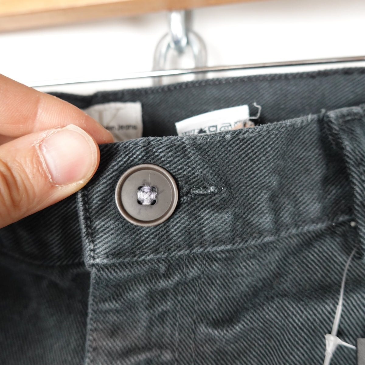 Calvin Klein Black Denim Pants - Size 32
