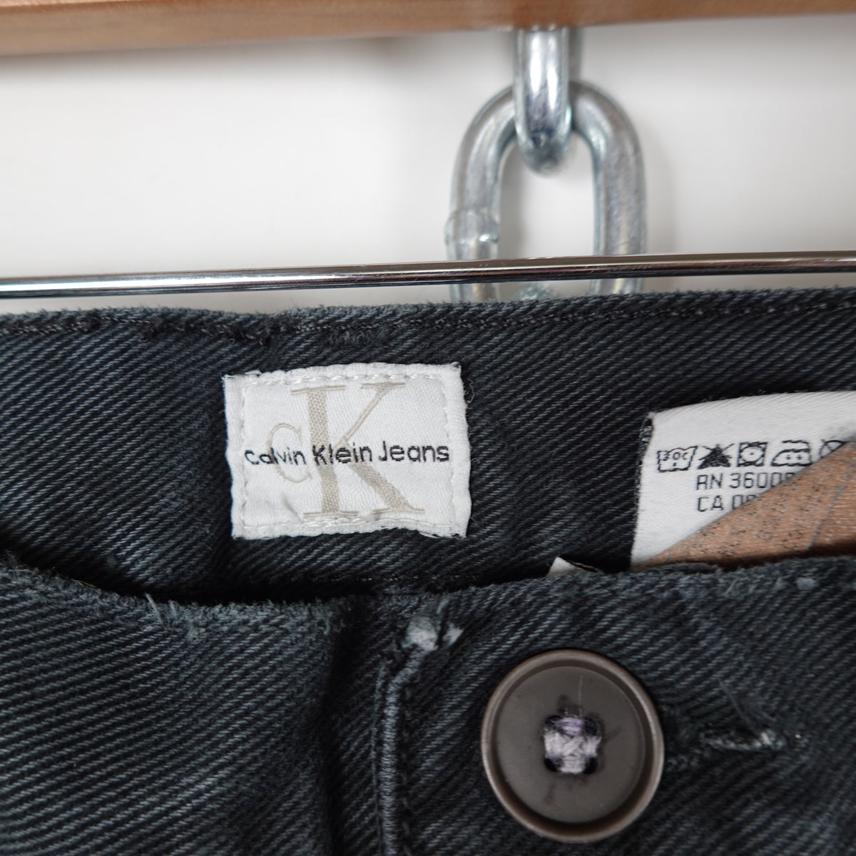 Calvin Klein Black Denim Pants - Size 32