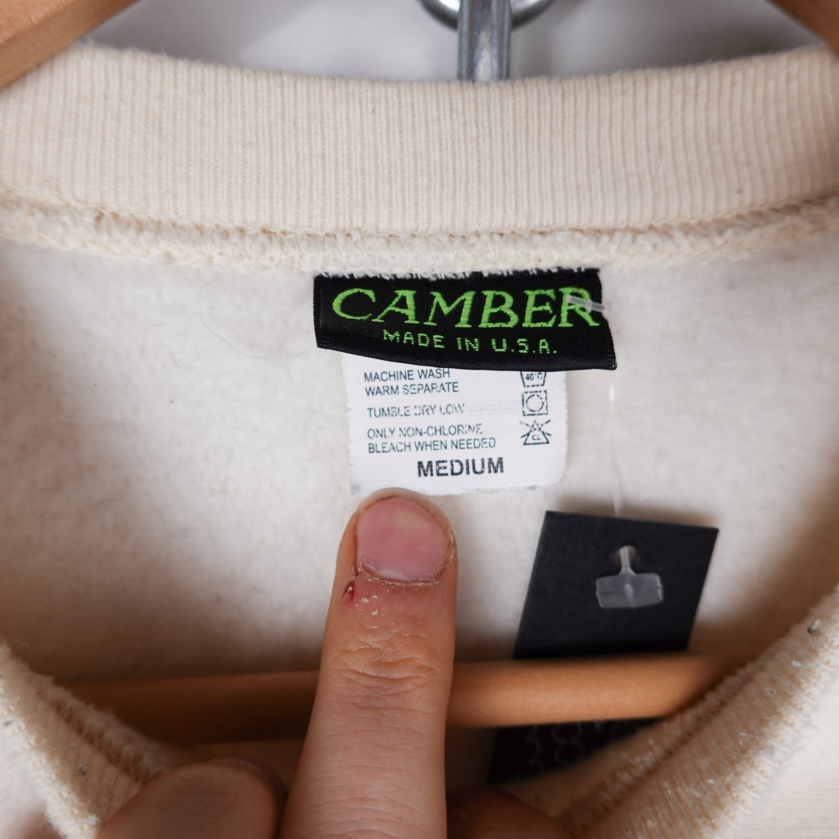 Vintage Camber Cream Crewneck - Size M