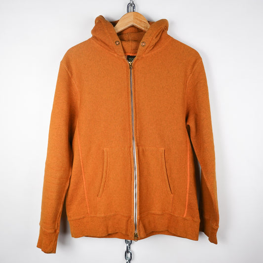 Camber Orange Zip Up Hoodie - Size M