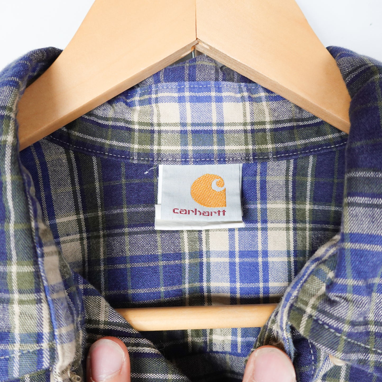 Y2K Carhartt Plaid Button Up - Size XL