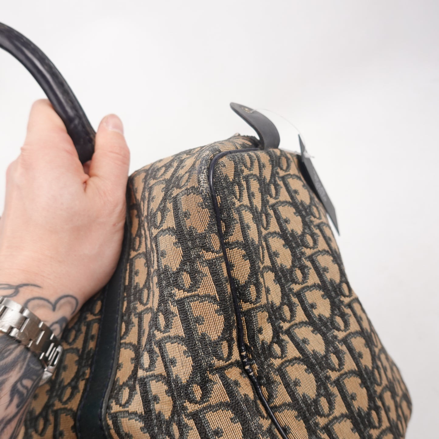 Vintage Christian Dior Monogram Mini Duffle