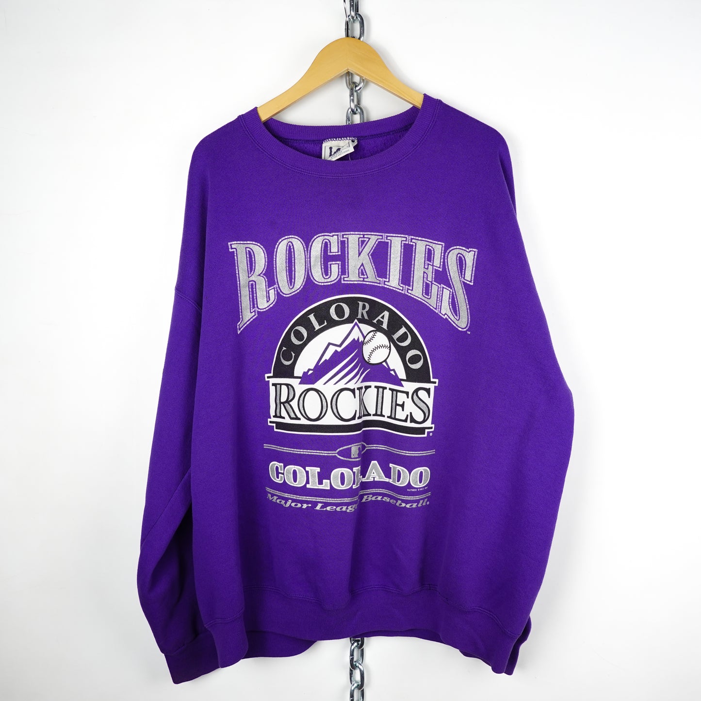 1997 Colorado Rockies MLB Crewneck - Size XXL