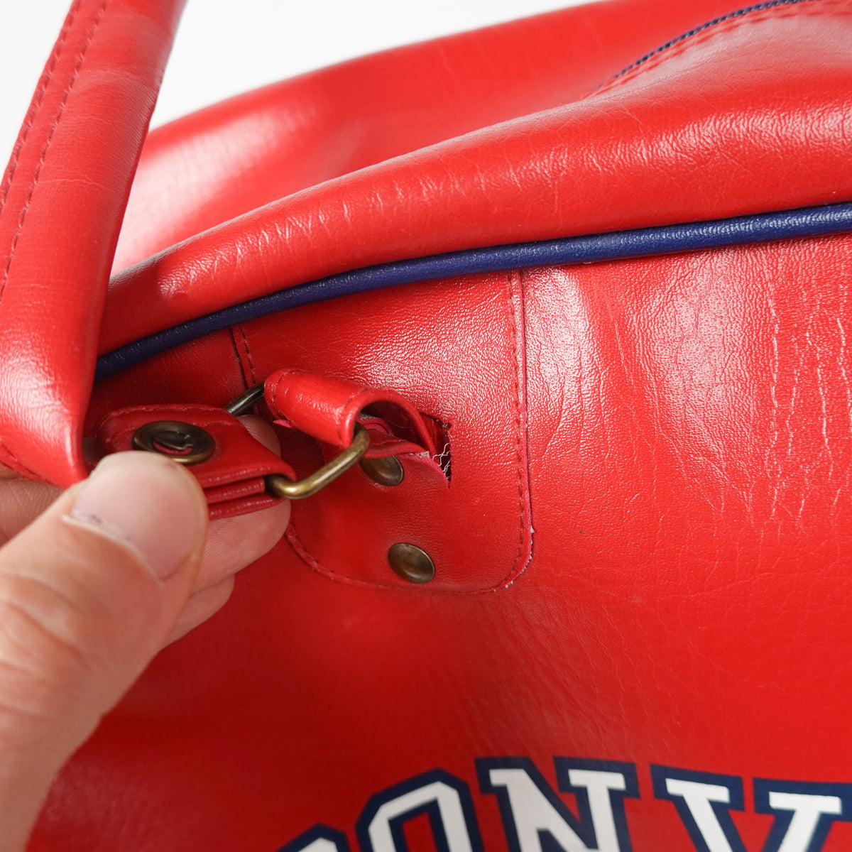 Vintage Converse Leather Bowling Bag