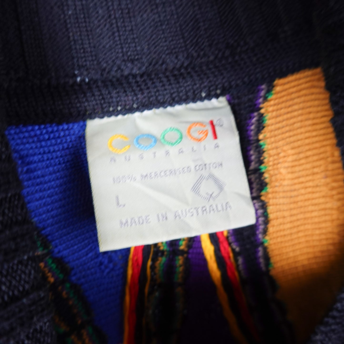 Vintage Coogi Turtleneck 3D Knit Sweater - Size L