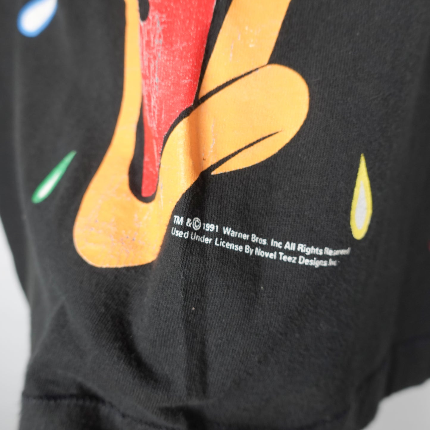1991 Looney Tunes Daffy Duck Tee - Size L